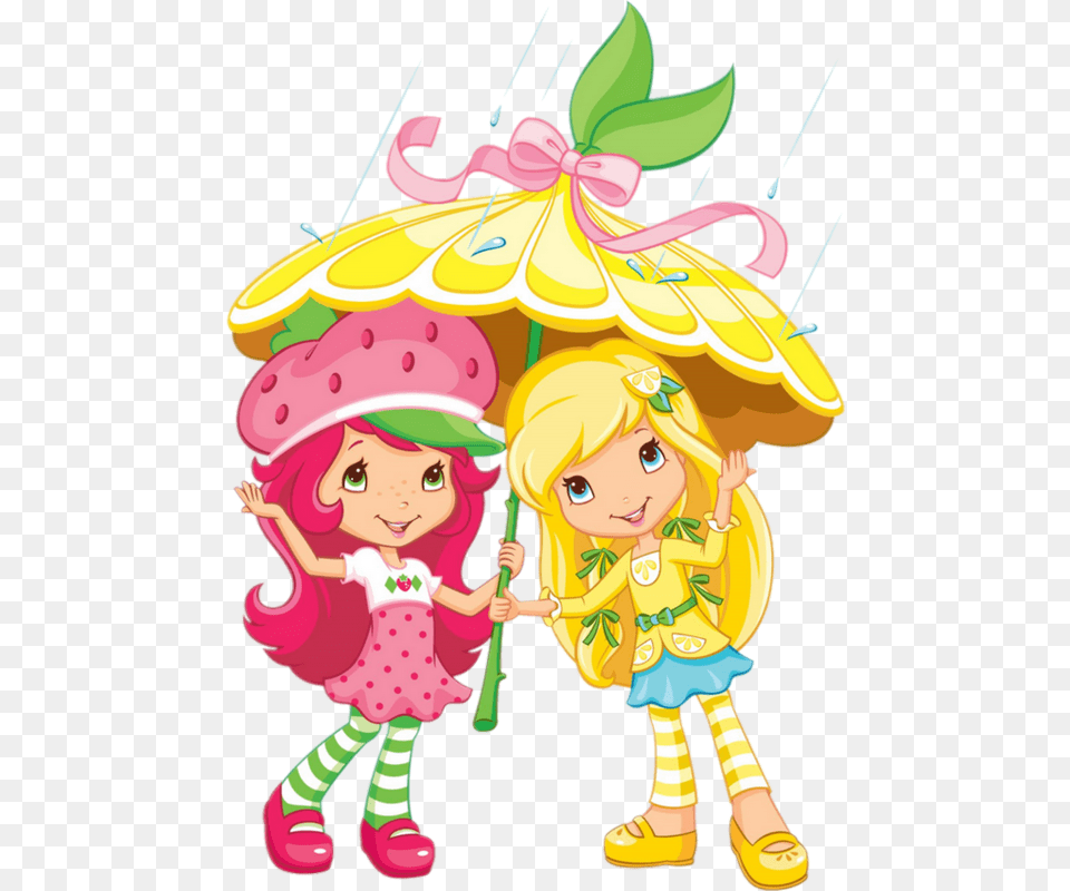 Transparent Hephaestus Clipart Strawberry Shortcake And Lemon, Baby, Person, Book, Comics Free Png Download