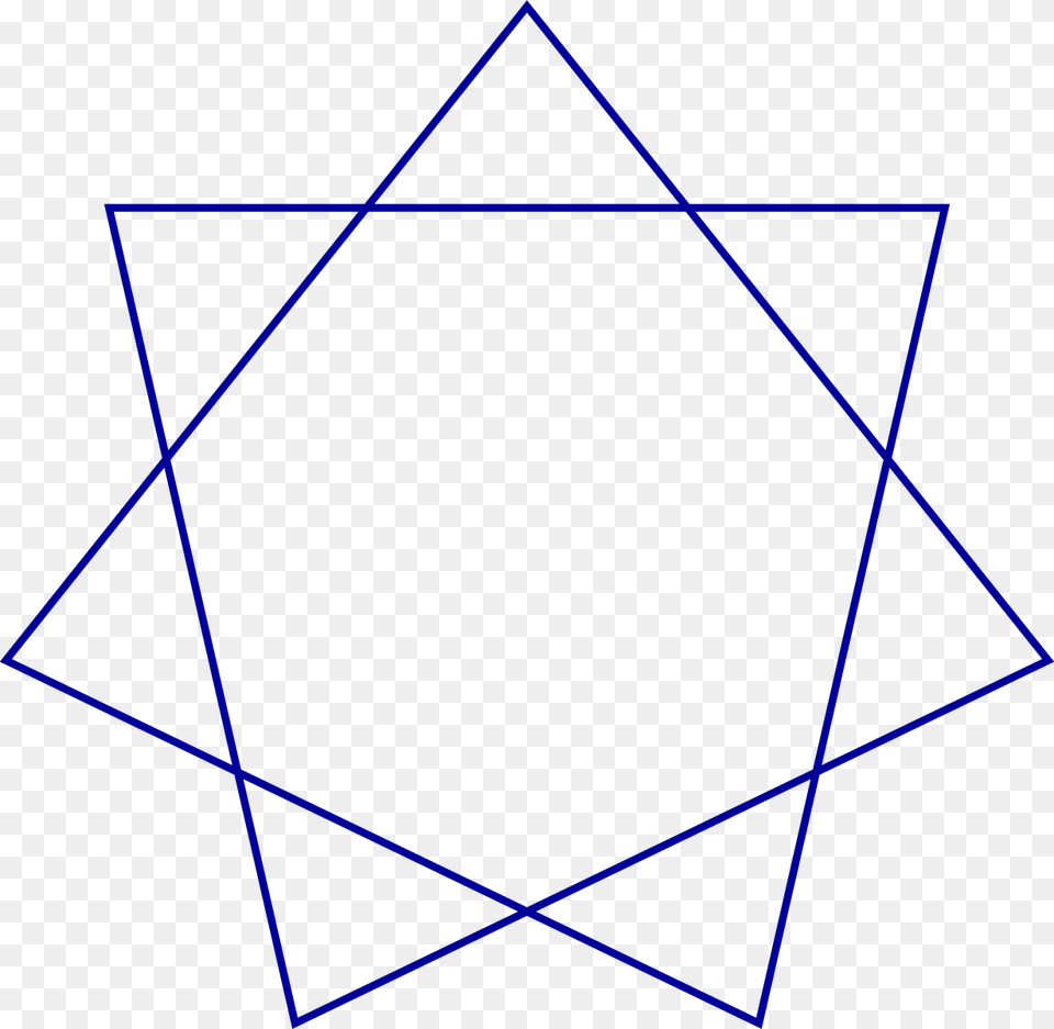 Heptagon Obtuse Heptagram, Nature, Night, Outdoors, Triangle Free Transparent Png