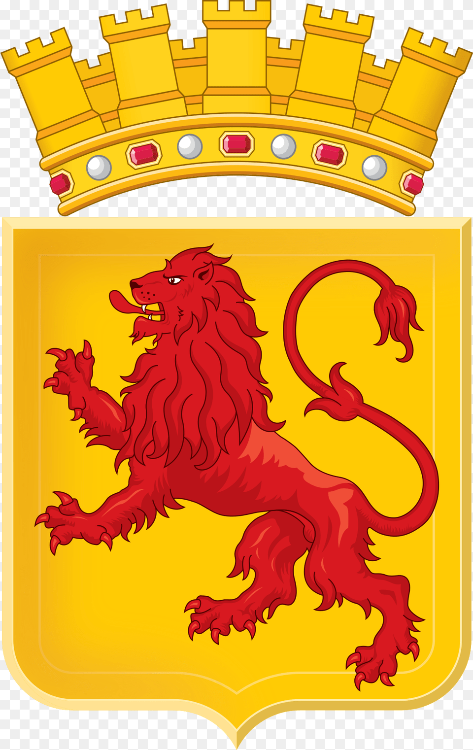 Transparent Heraldic Lion Clipart Macedonia Coat Of Arms, Bulldozer, Machine, Animal, Dinosaur Free Png