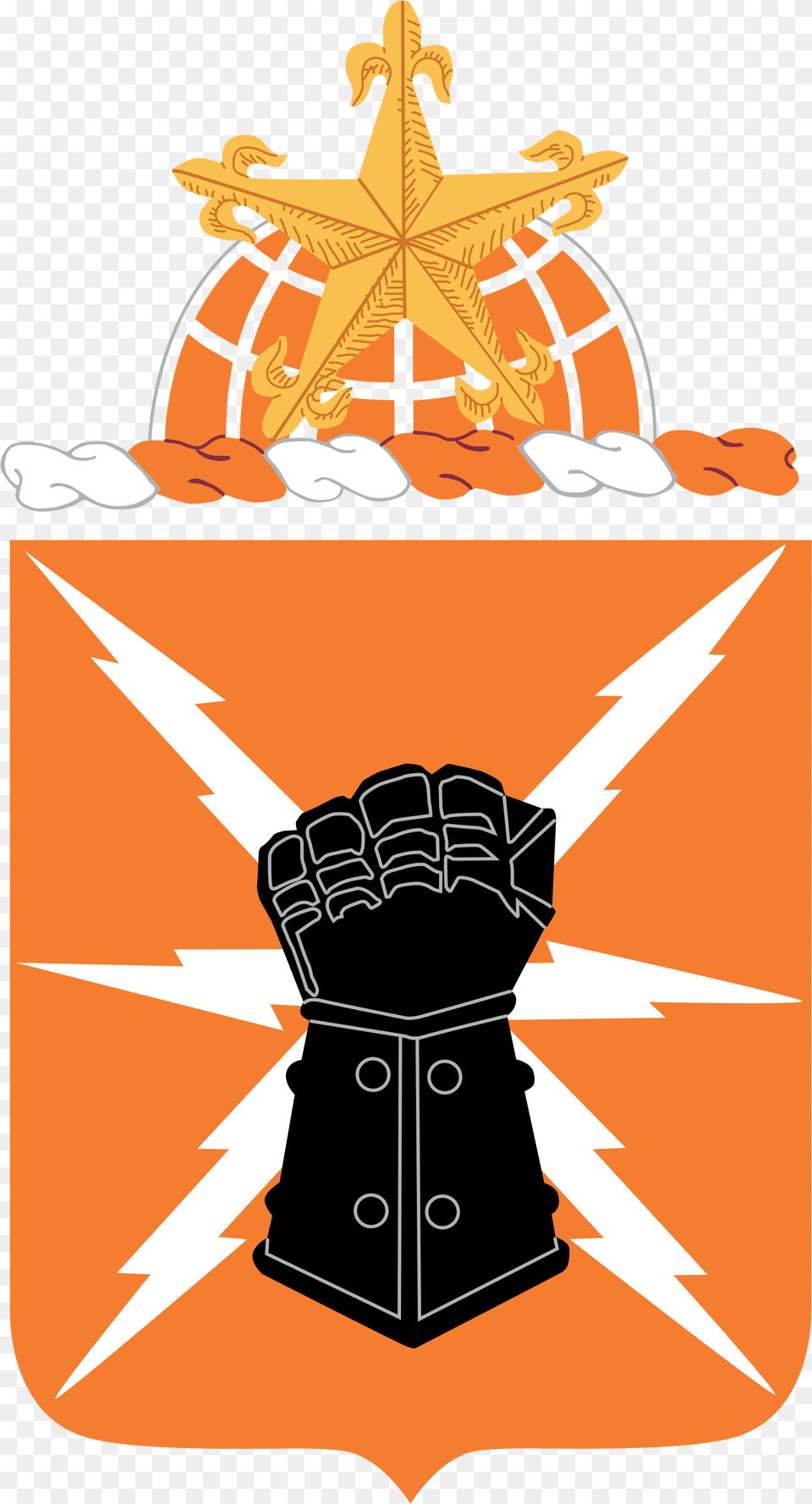 Transparent Heraldic Lion Clipart Signal Corps Logo, Symbol, Emblem, Body Part, Hand Free Png