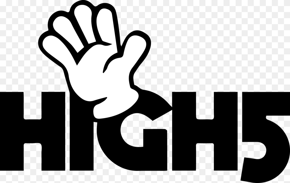 Transparent High Five Emoji Cartoon Hand High Five, Clothing, Glove, Body Part, Person Free Png Download