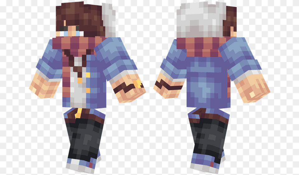 Transparent Hipster Man Minecraft Skin Cat Face, Baby, Person, Clothing, Pants Free Png Download