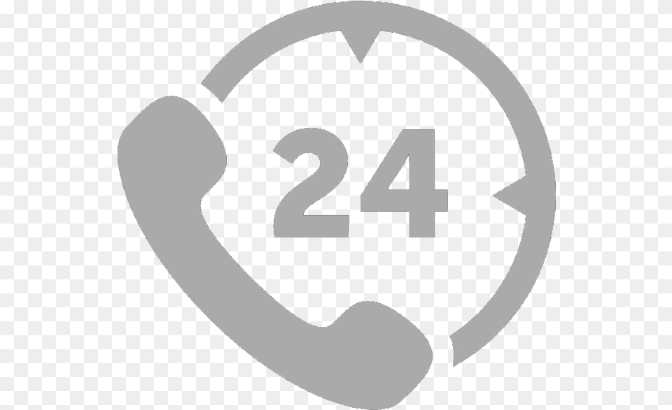 Hire Icon Call 24 Hours Logo, Symbol, Text Free Transparent Png