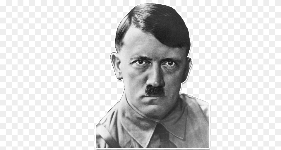 Transparent Hitler Black And White Adolf Hitler No Background, Adult, Face, Head, Male Png Image