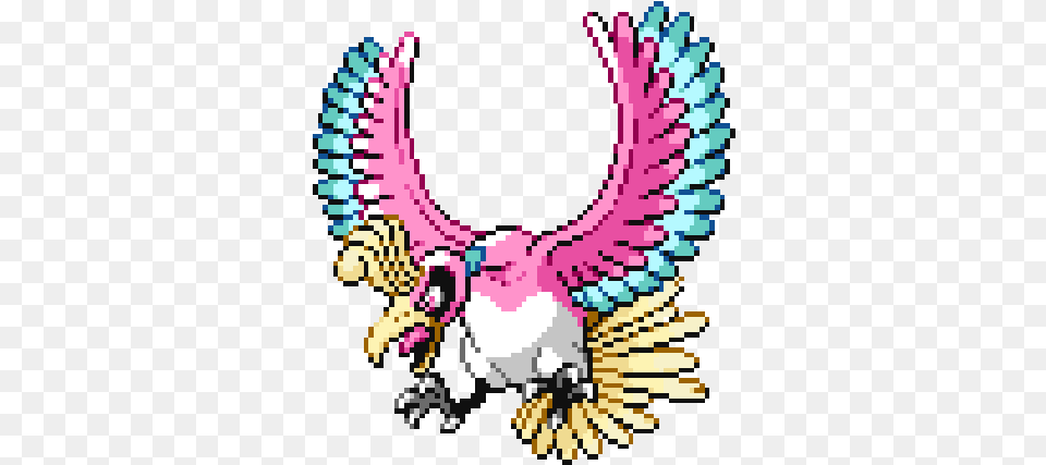 Transparent Ho Oh Via Tumblr On We Heart It Ho Oh Pixel Art, Accessories, Jewelry, Necklace, Animal Free Png Download