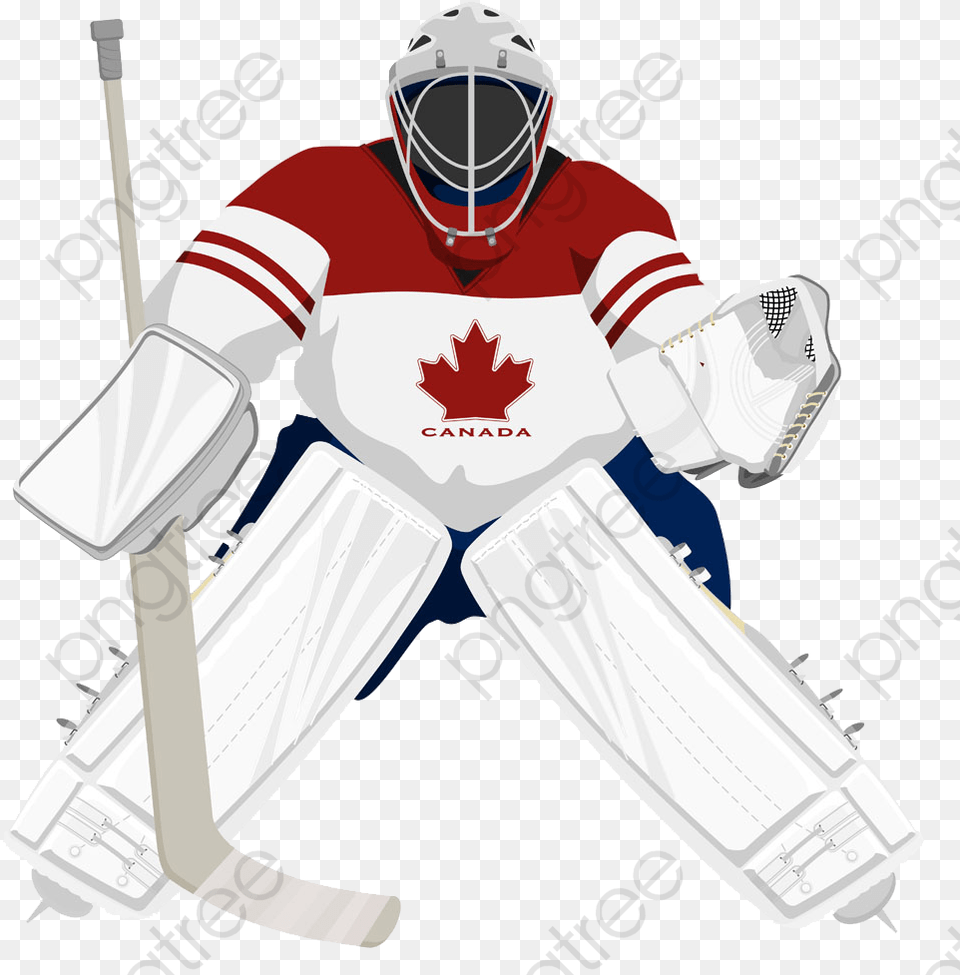 Transparent Hockey Pucks Clipart Gardien De But Hockey, Adult, Male, Man, Person Png Image