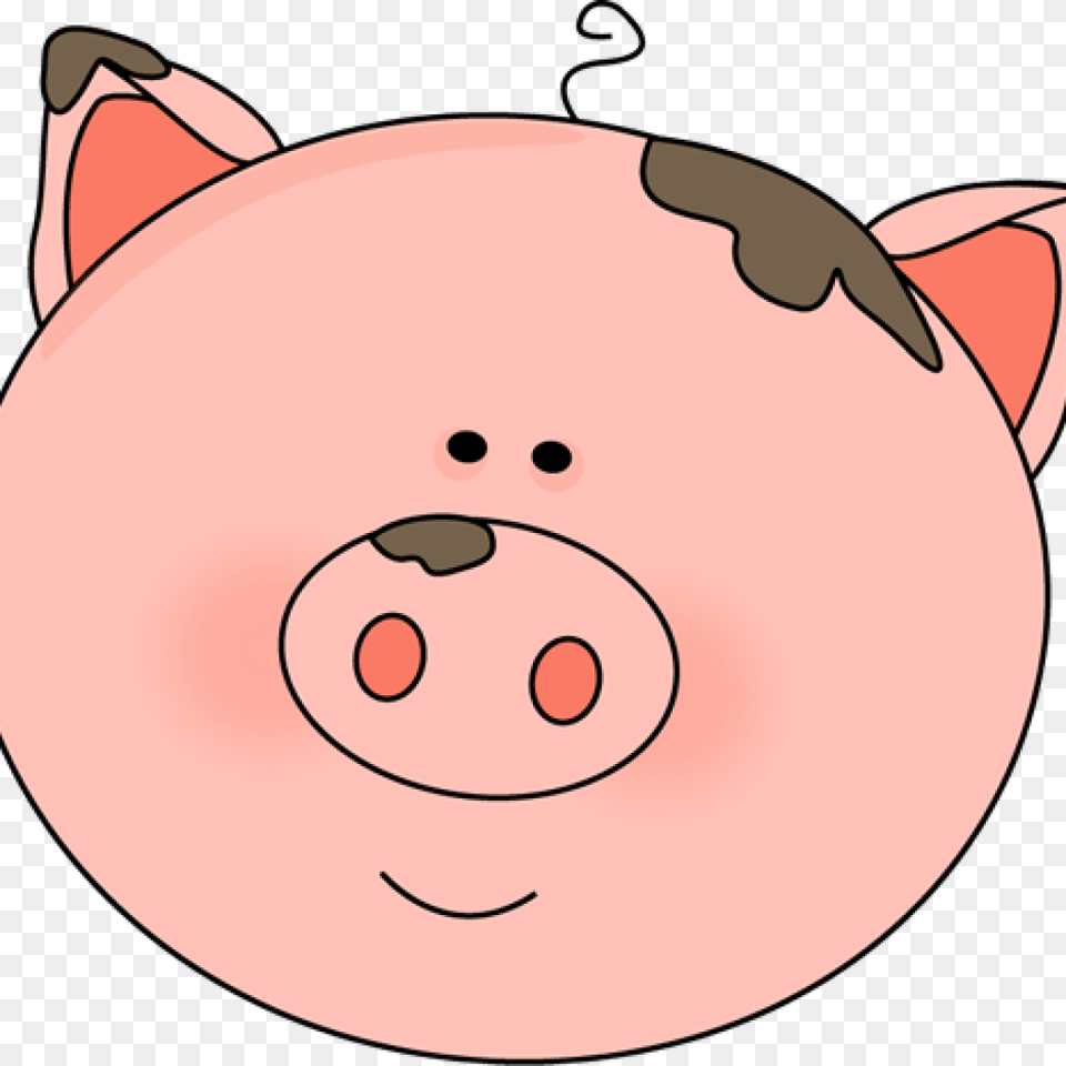 Transparent Hog Clipart Farm Animal Faces Clipart, Piggy Bank, Mammal, Pig Free Png Download