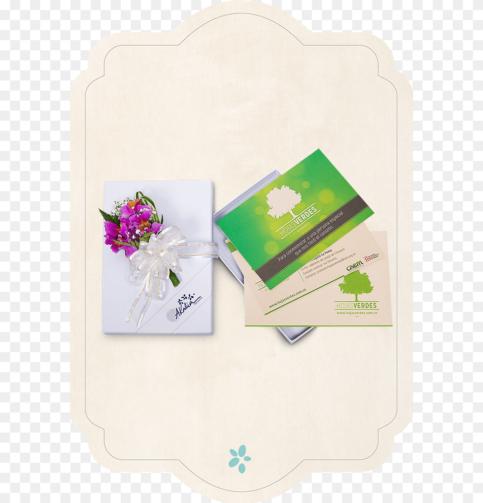 Transparent Hojas Verdes Paper, Text, Business Card, Advertisement Free Png