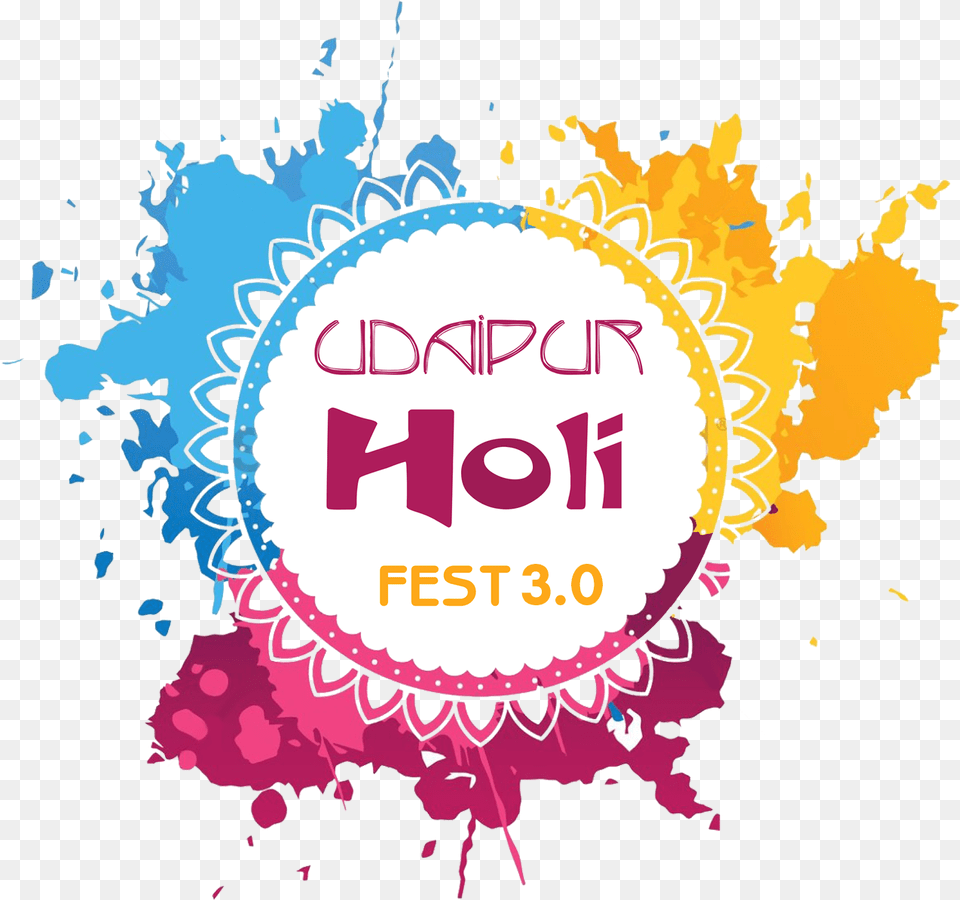 Holi Colors Pichkari Holi In Udaipur 2018, Advertisement, Art, Graphics, Poster Free Transparent Png