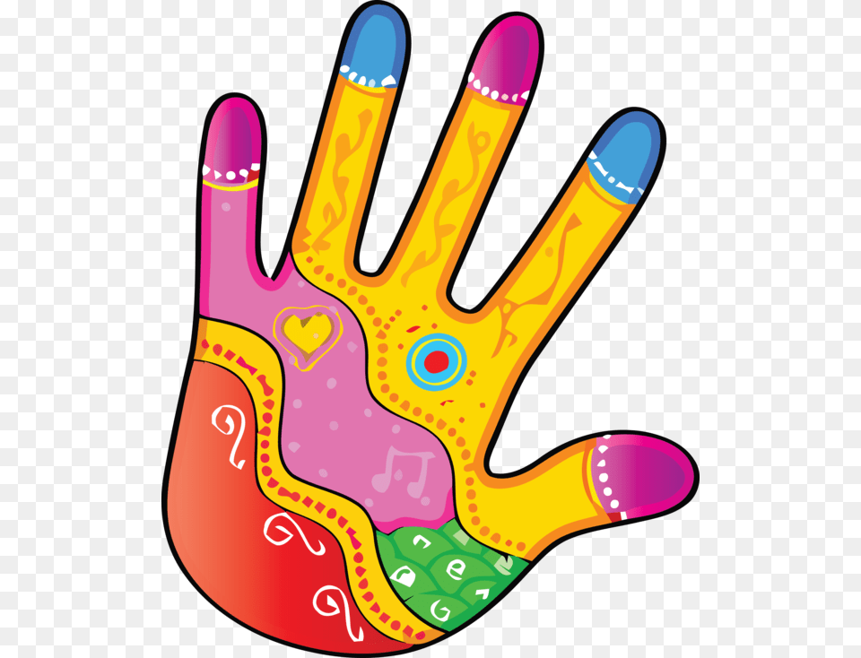 Transparent Holi Finger Line Hand For Happy Holi For, Art, Graphics, Clothing, Glove Png Image
