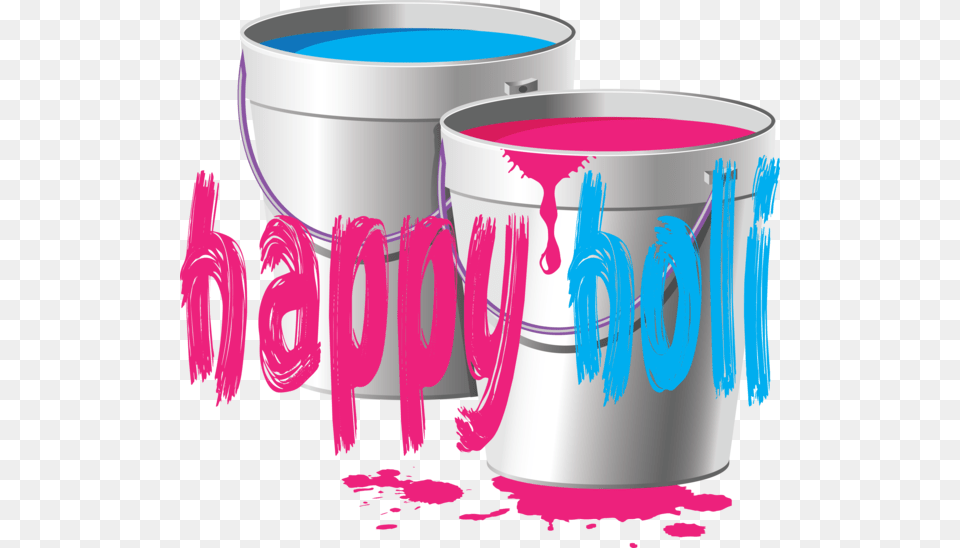 Holi Text Pink Mug For Happy Holi For Holi Graphic Design, Paint Container, Bottle, Shaker, Bucket Free Transparent Png