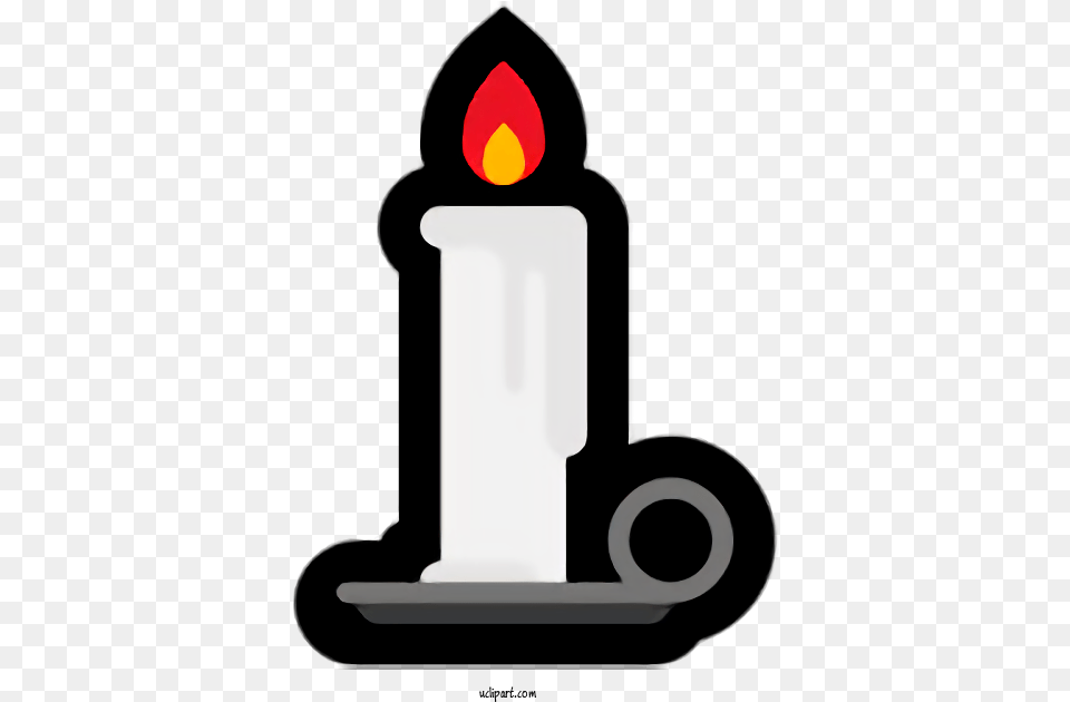 Holidays Font Line Symbol For Diwali For, Candle Free Transparent Png
