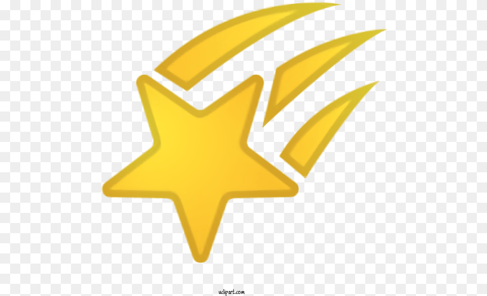 Transparent Holidays Yellow Star Logo For Diwali For Shooting Star Emoji, Symbol Png Image