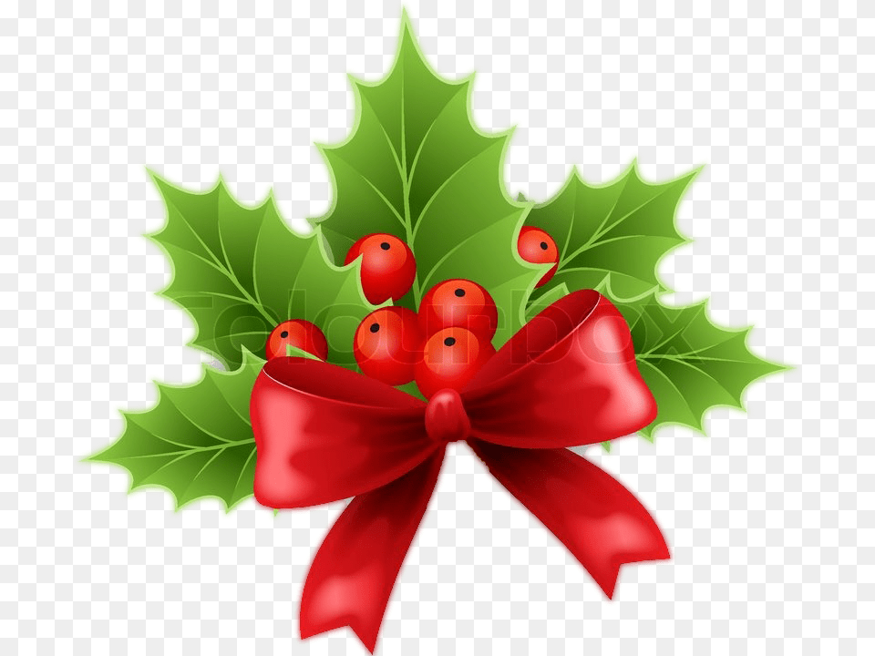 Transparent Holly Ribbon Holly And Candy Canes, Leaf, Plant, Flower Png Image