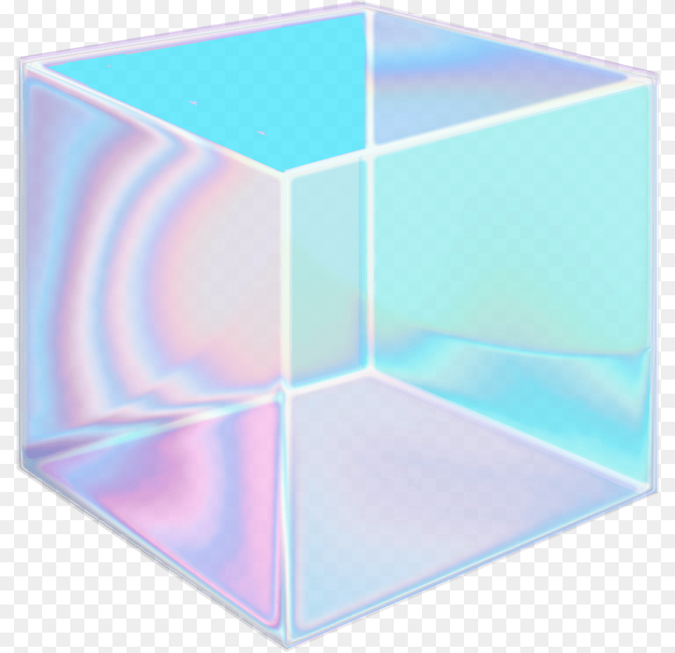 Transparent Hologram Clipart Holographic Cube, Box, Toy, Ice Free Png