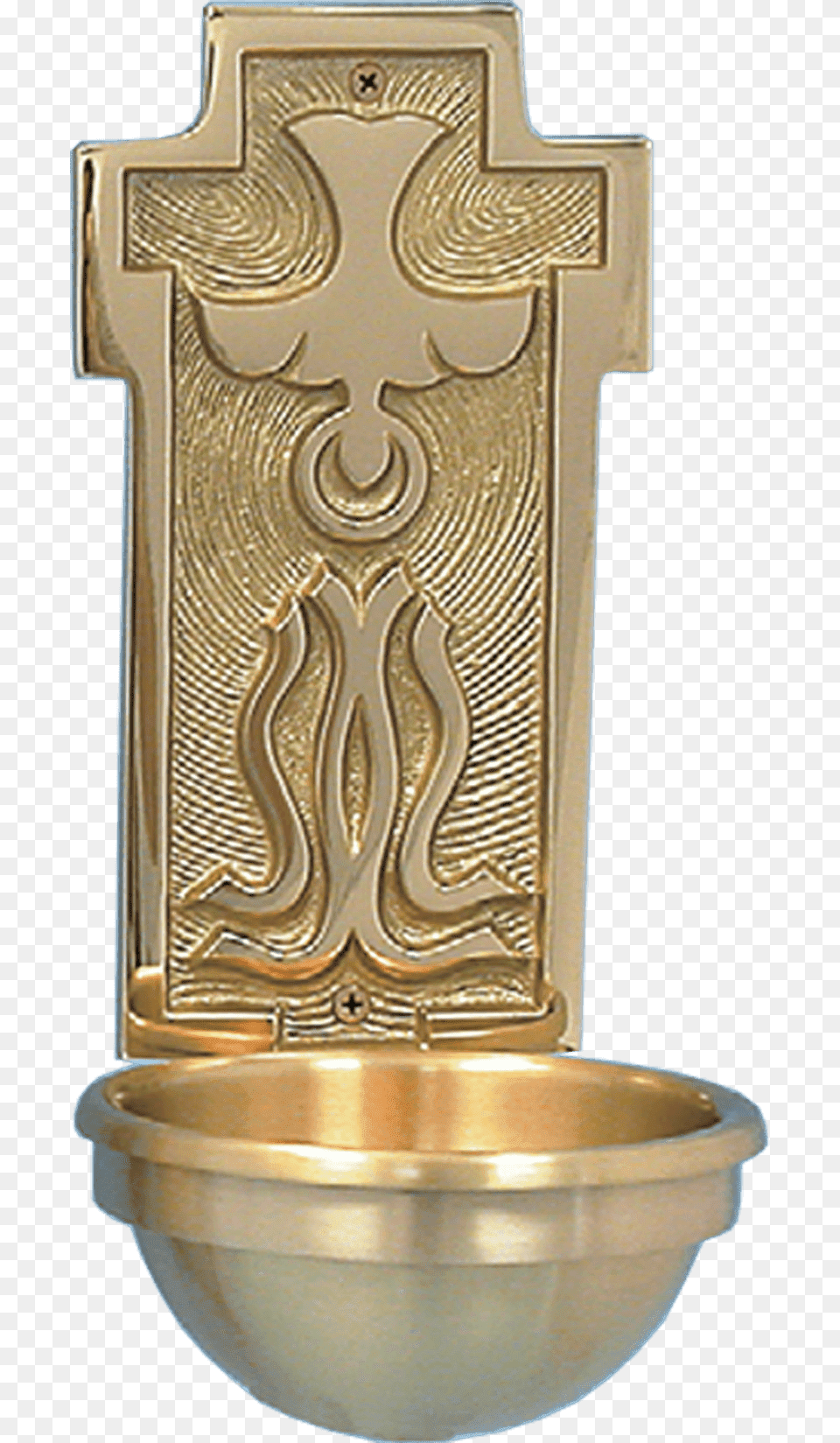 Transparent Holy Christian Cross, Bronze, Gold, Bowl Png