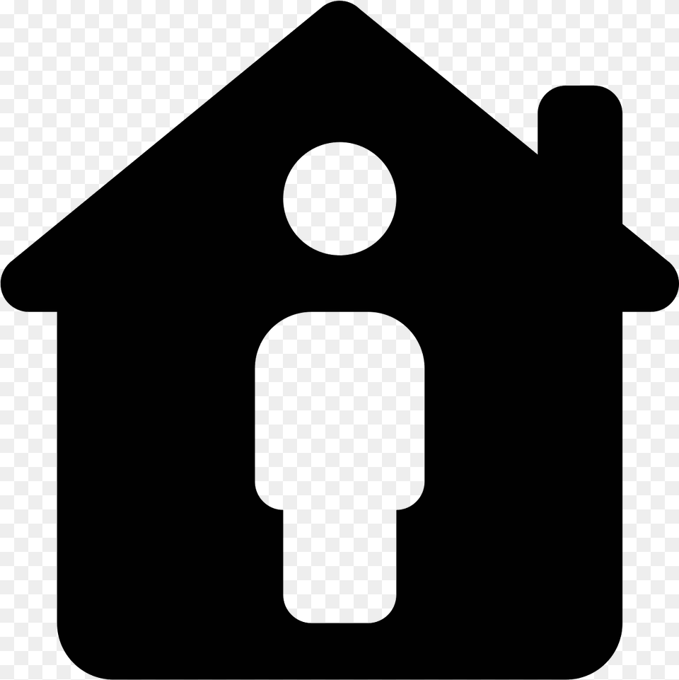 Transparent Home Vector, Gray Png