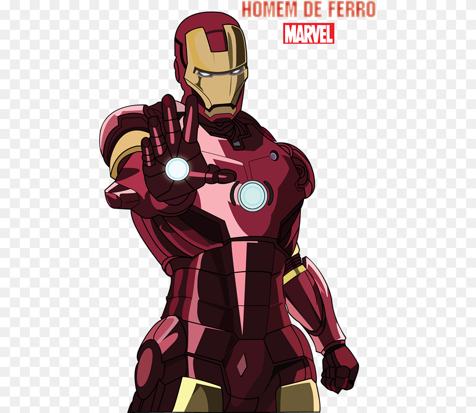 Transparent Homem De Ferro Iron Man Anime, Book, Comics, Publication, Maroon Png Image