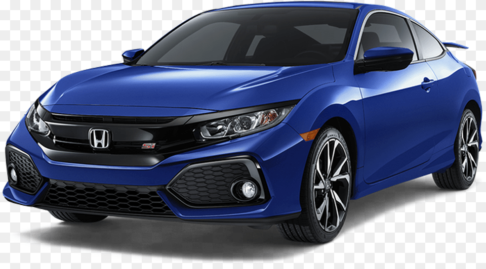 Transparent Honda Civic Honda Civic Si 2019 Coupe Blue, Car, Sedan, Sports Car, Transportation Png