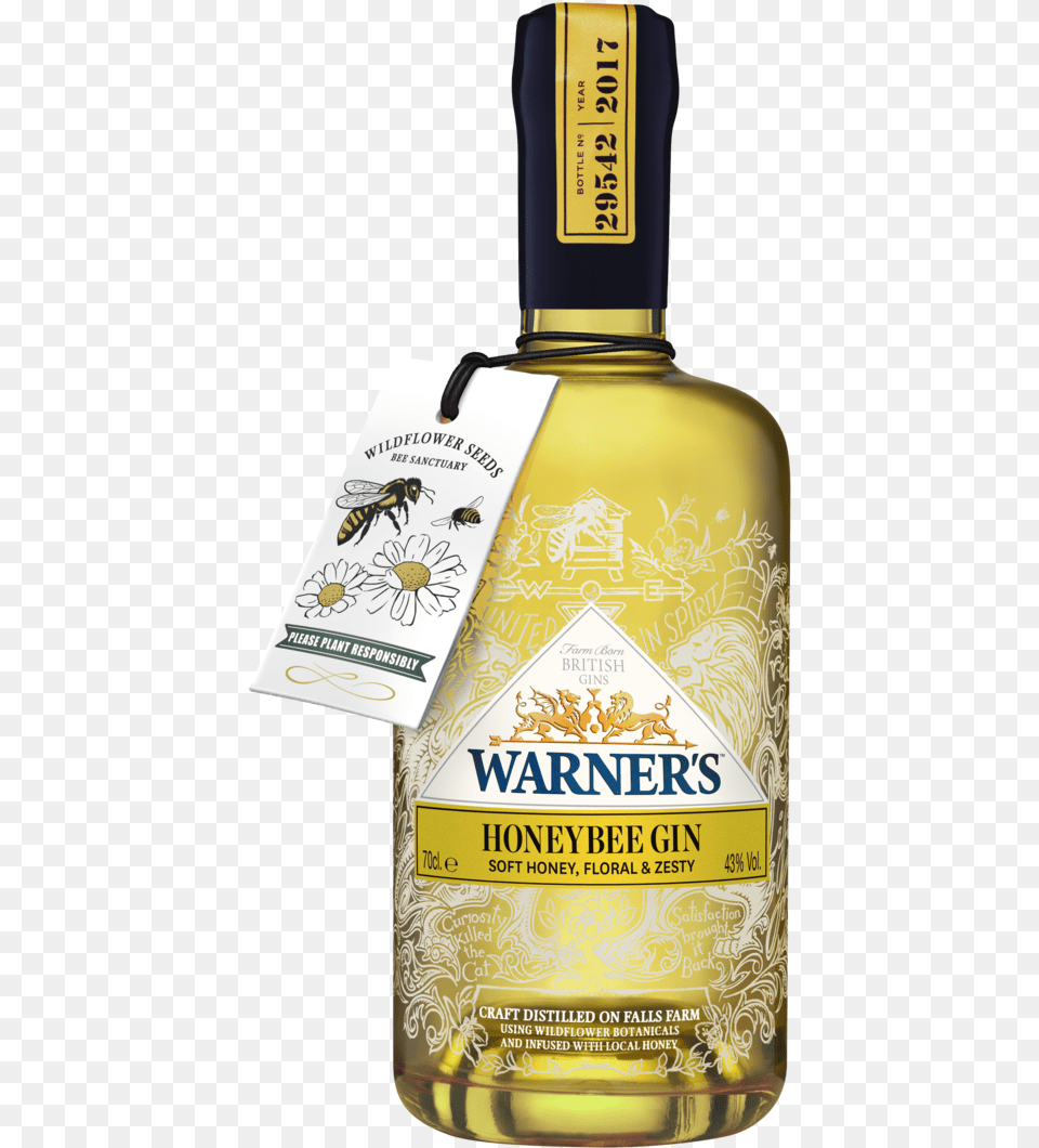 Transparent Honey Bee Warner Edwards, Alcohol, Beverage, Liquor, Gin Free Png Download