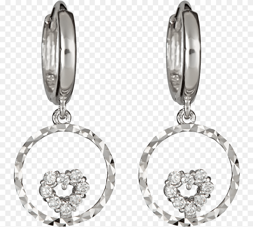 Transparent Hoop Earring Earrings, Accessories, Jewelry, Diamond, Gemstone Free Png