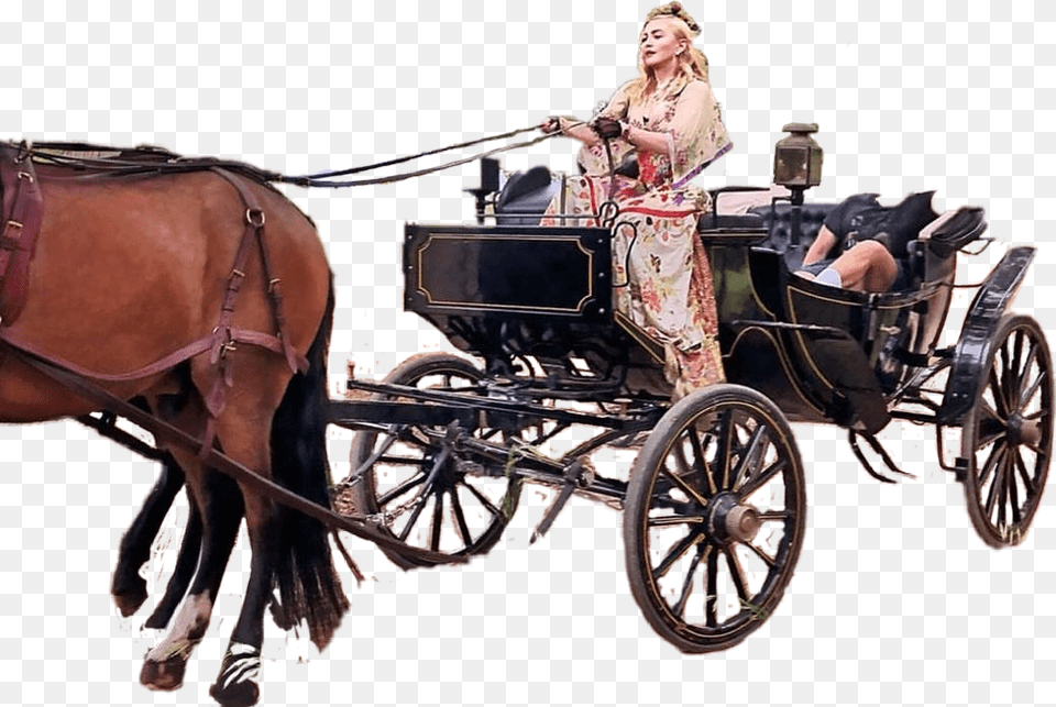 Transparent Horse And Carriage Chaise, Wheel, Machine, Wagon, Vehicle Png