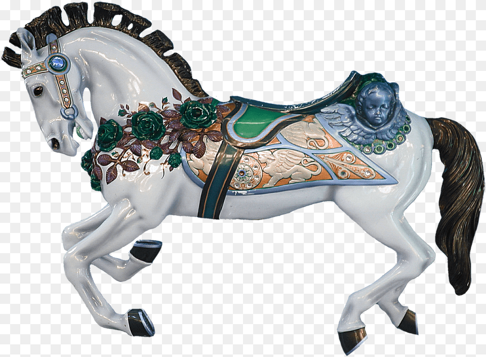 Transparent Horse Clipart Carousel Horse, Amusement Park, Animal, Mammal, Head Free Png Download