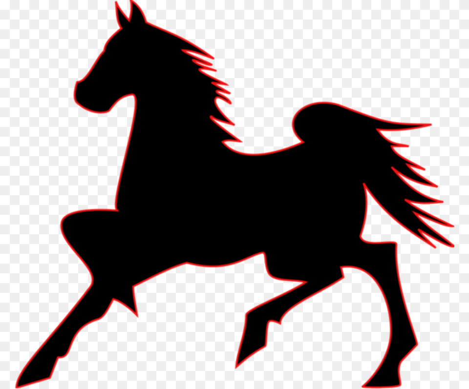 Transparent Horse Clipart Horse Silhouette, Person, Animal, Mammal, Colt Horse Free Png