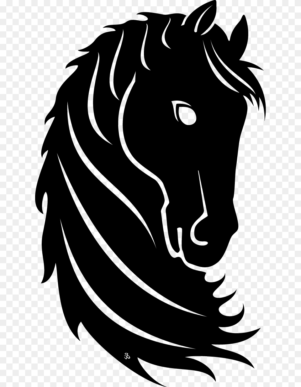 Transparent Horse File Horse Head Vector, Gray Png Image