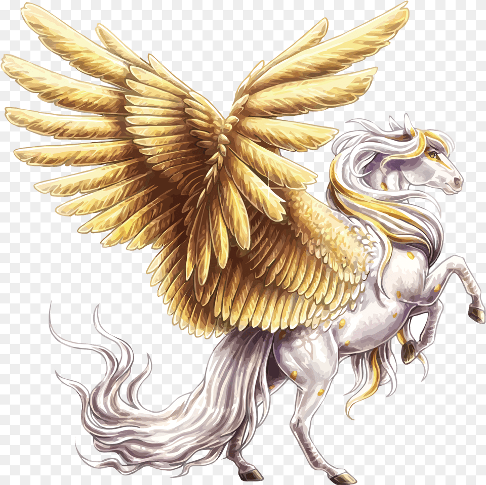 Transparent Horse Pegasus Art Transparent, Animal, Bird Free Png