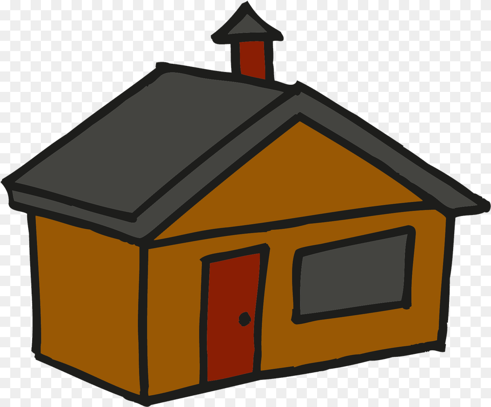 Transparent Hosue Clipart Cartoon, Dog House Png