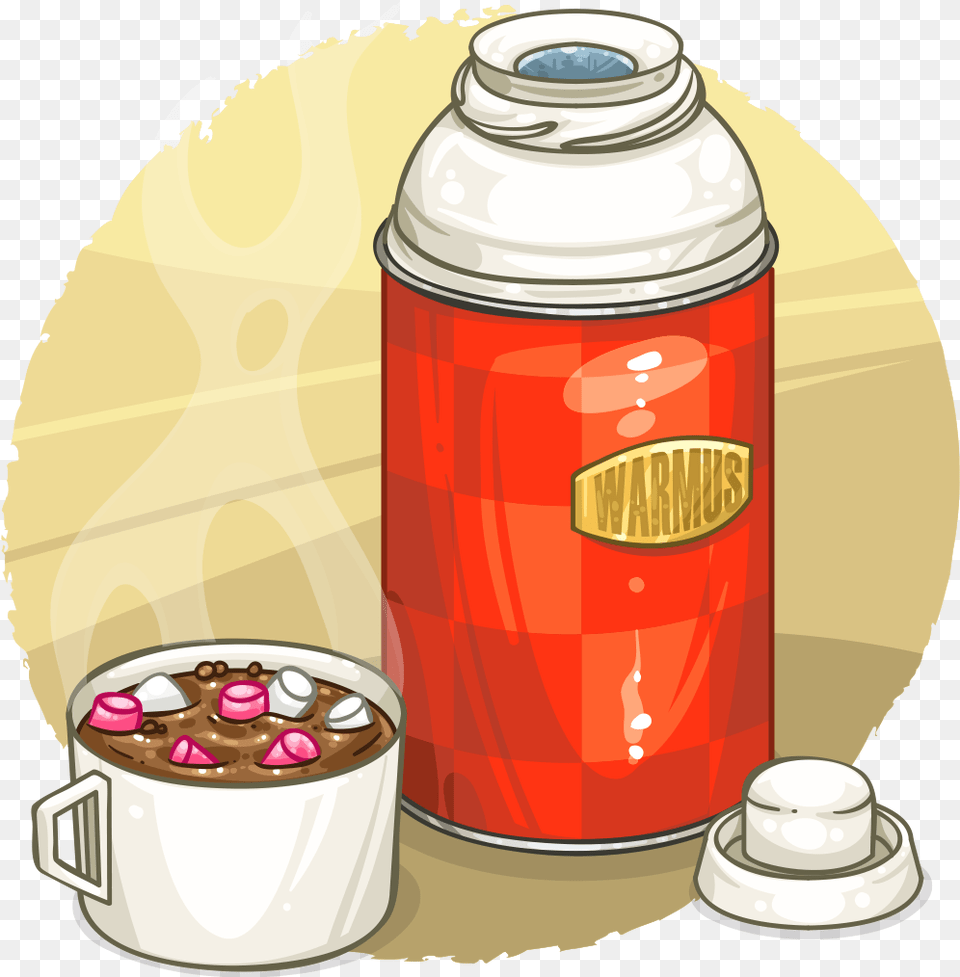 Transparent Hot Chocolate Clipart, Cup, Tin, Can, Bottle Free Png Download