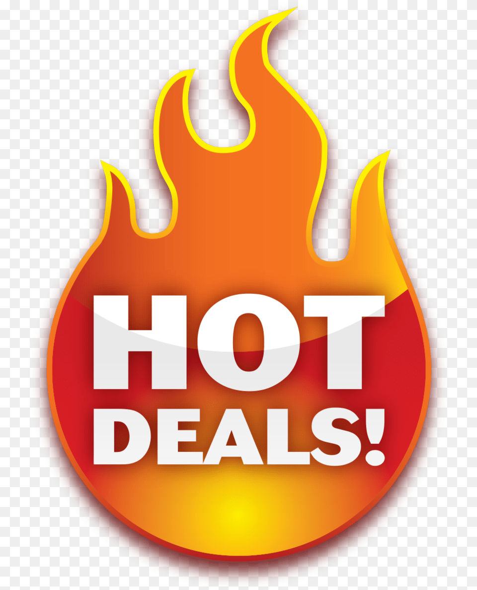 Transparent Hot Deals, Logo, Light, Fire, Flame Free Png Download