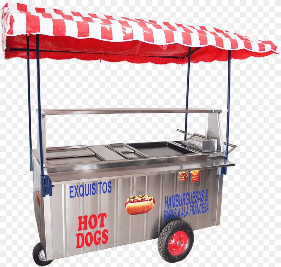 Transparent Hot Dog Con Papas Carritos Para Hot Dogs, Kiosk, Machine, Wheel, Food Png Image