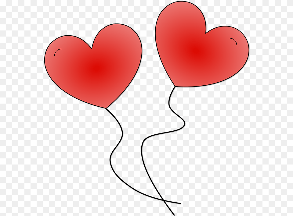 Transparent Hot Temperature Clipart Palloncino Cuore, Heart Png