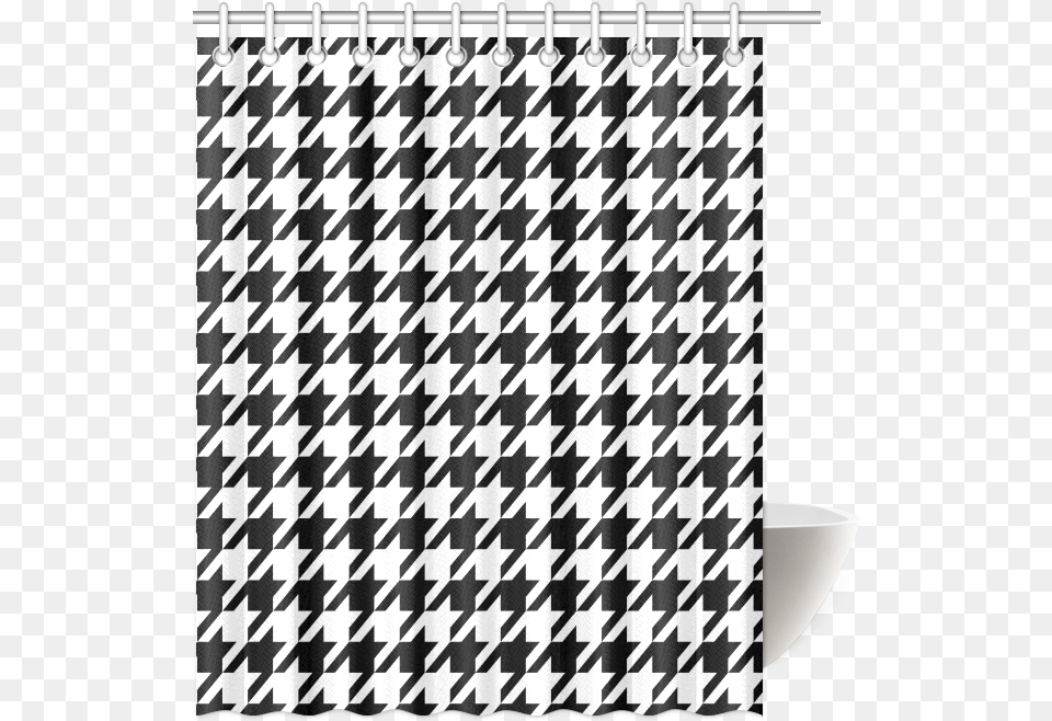 Transparent Houndstooth Houndstooth, Curtain, Home Decor, Shower Curtain, White Board Png Image