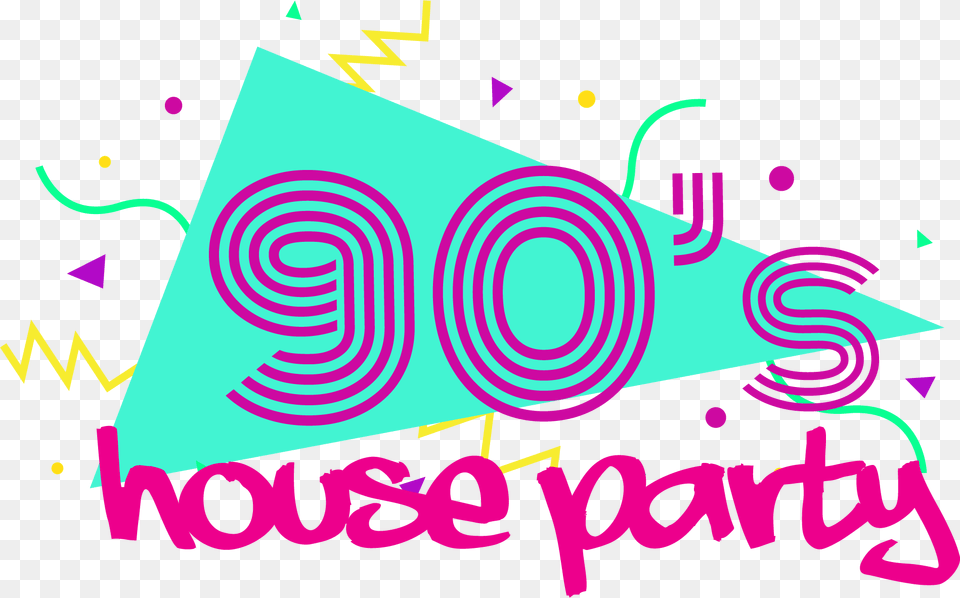 House Party 90s House Party, Clothing, Hat, Triangle, Dynamite Free Transparent Png