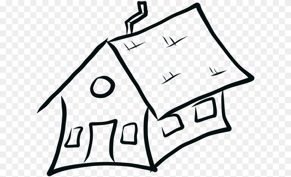 House Sketch, Outdoors, Nature, Countryside, Text Free Transparent Png