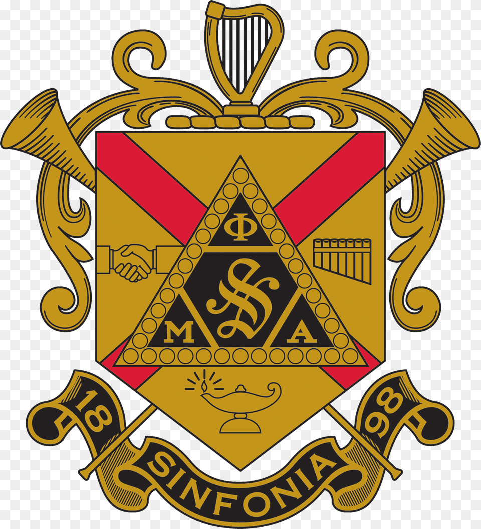 Transparent Howard University Logo Phi Mu Alpha Sinfonia Crest, Badge, Symbol, Emblem, Dynamite Free Png Download