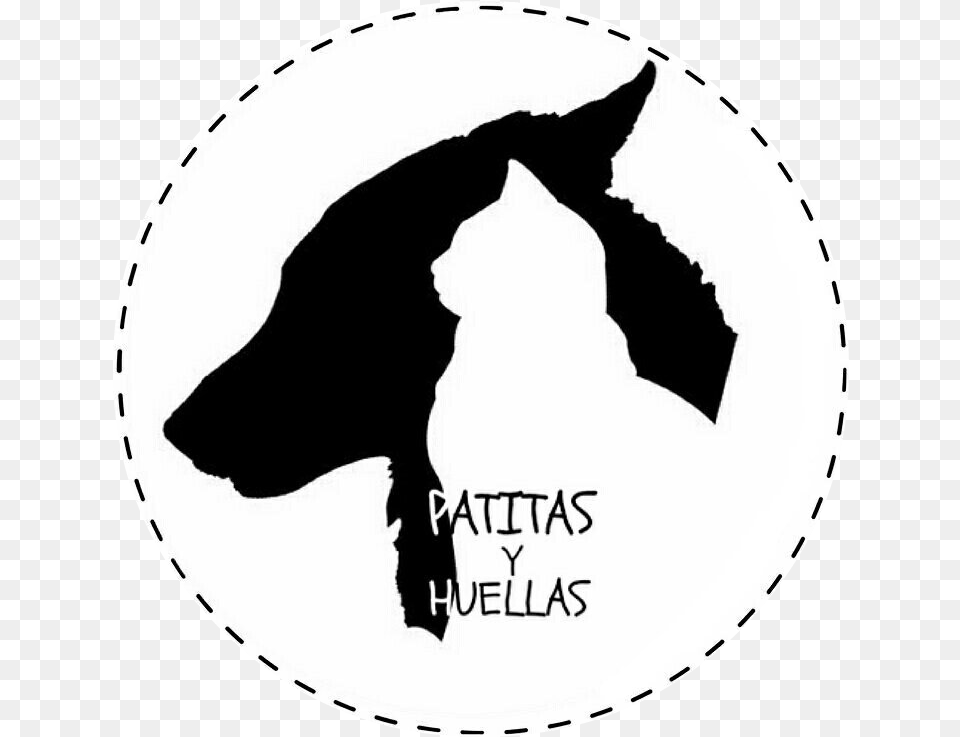 Transparent Huellas Logo De Huella De Perro Y Gato, Silhouette, Stencil Png