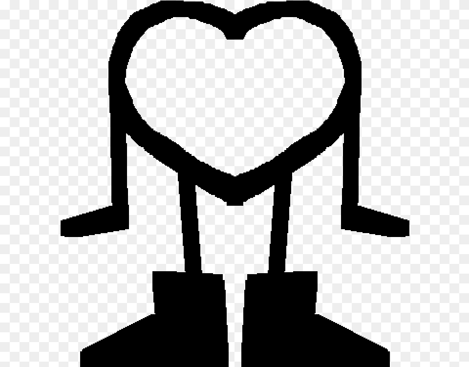 Transparent Human Heart Clipart Black And White Heart, Gray Png Image