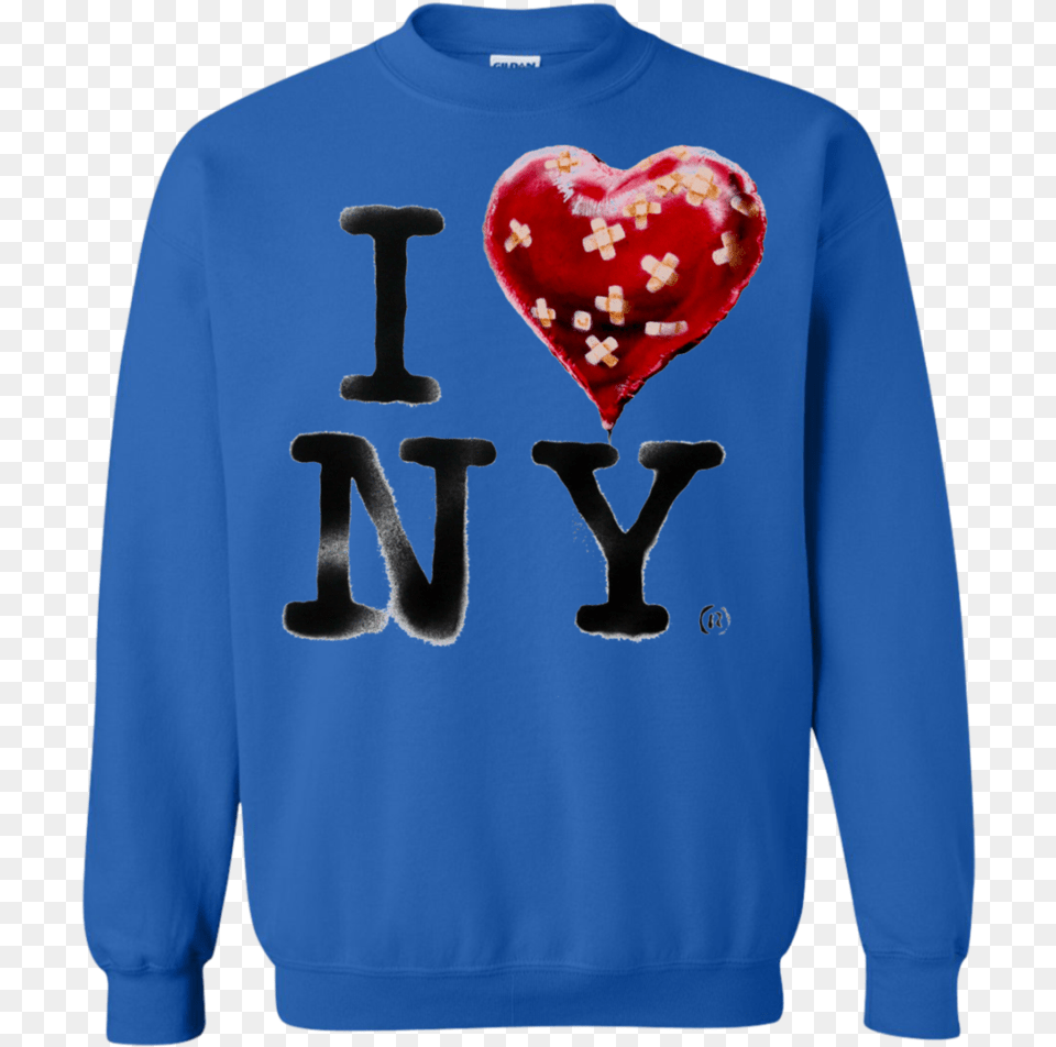 Transparent I Love Ny, Sweatshirt, Clothing, Sweater, Knitwear Free Png Download