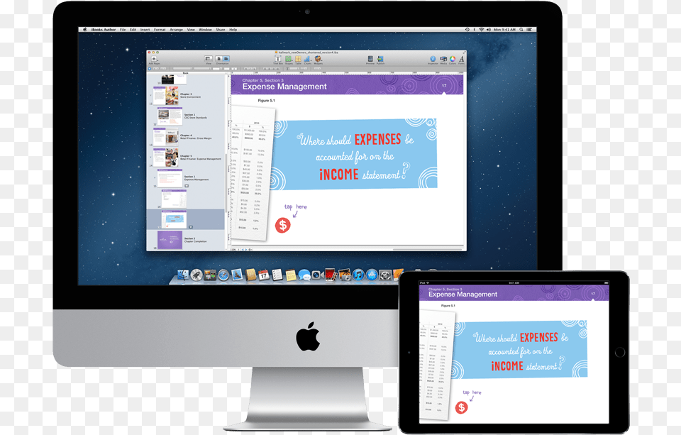 Transparent Ibooks Mac And Ipad, Computer, Electronics, Pc, Screen Free Png