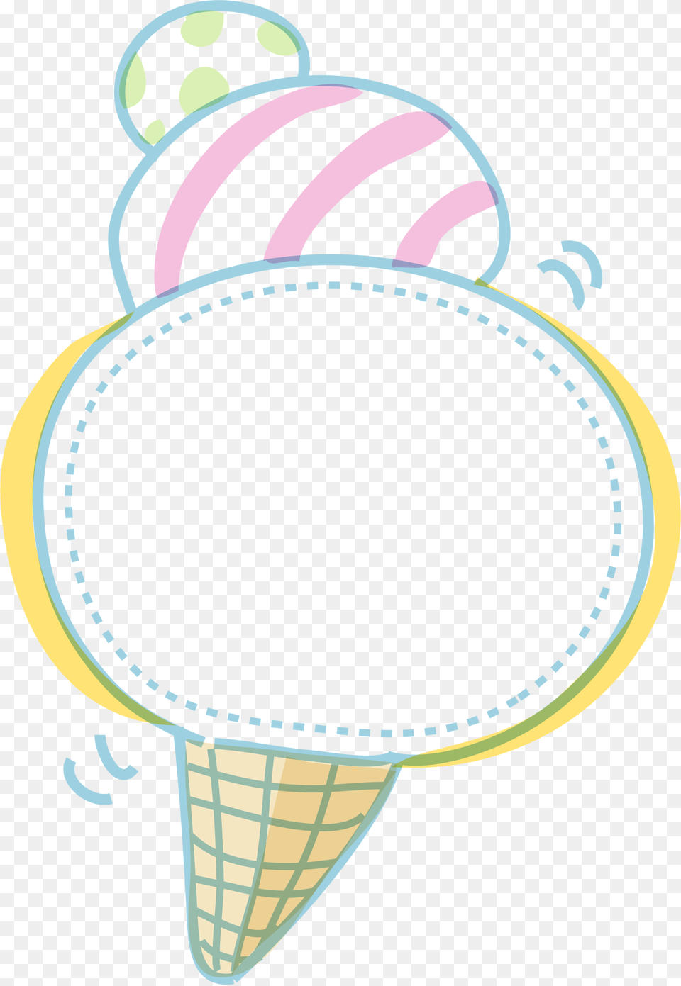 Transparent Ice Cream Clipart Transparent Ice Cream Frame, Dessert, Food, Ice Cream Free Png