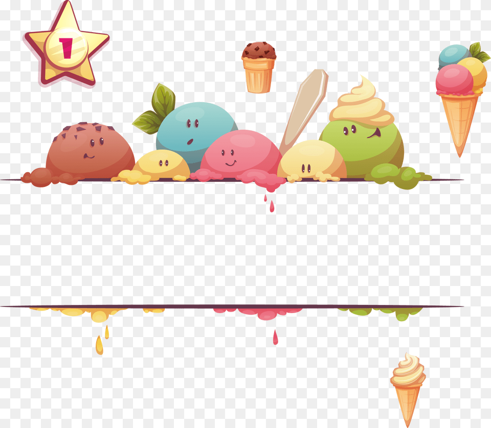 Ice Cream Cone With Sprinkles Clipart Ice Cream Social Background, Dessert, Food, Ice Cream Free Transparent Png
