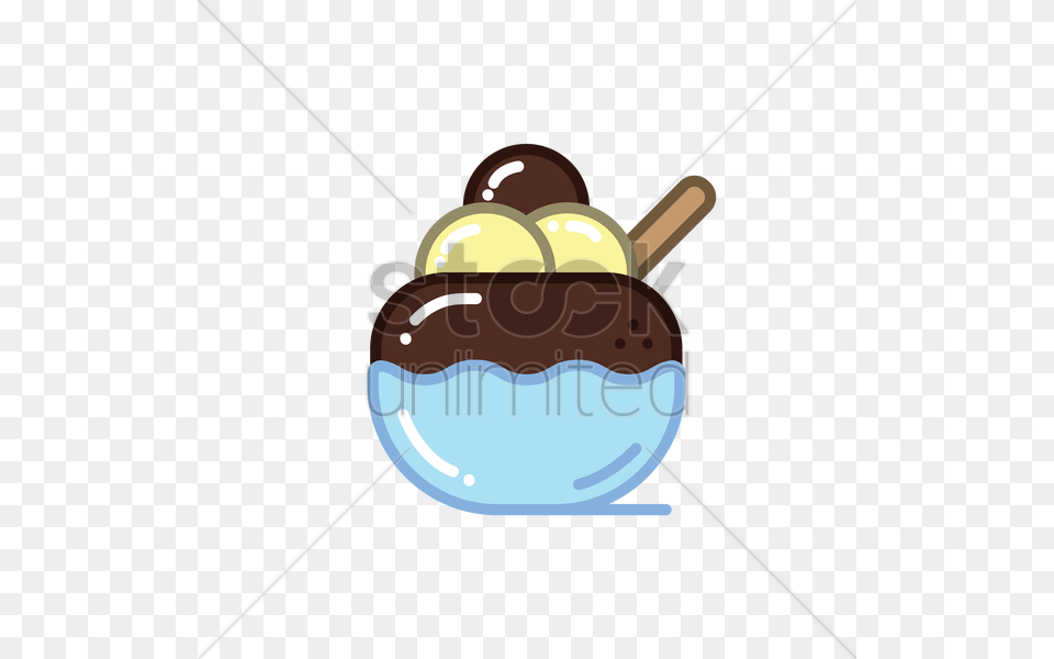 Transparent Ice Cream In A Bowl Clipart Macaroon, Dessert, Food, Ice Cream, Animal Free Png