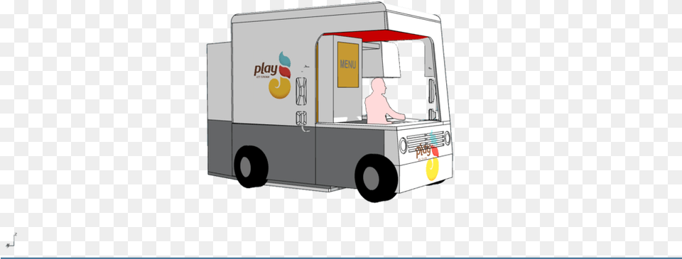 Transparent Ice Cream Truck Food Truck, Person, Moving Van, Transportation, Van Free Png