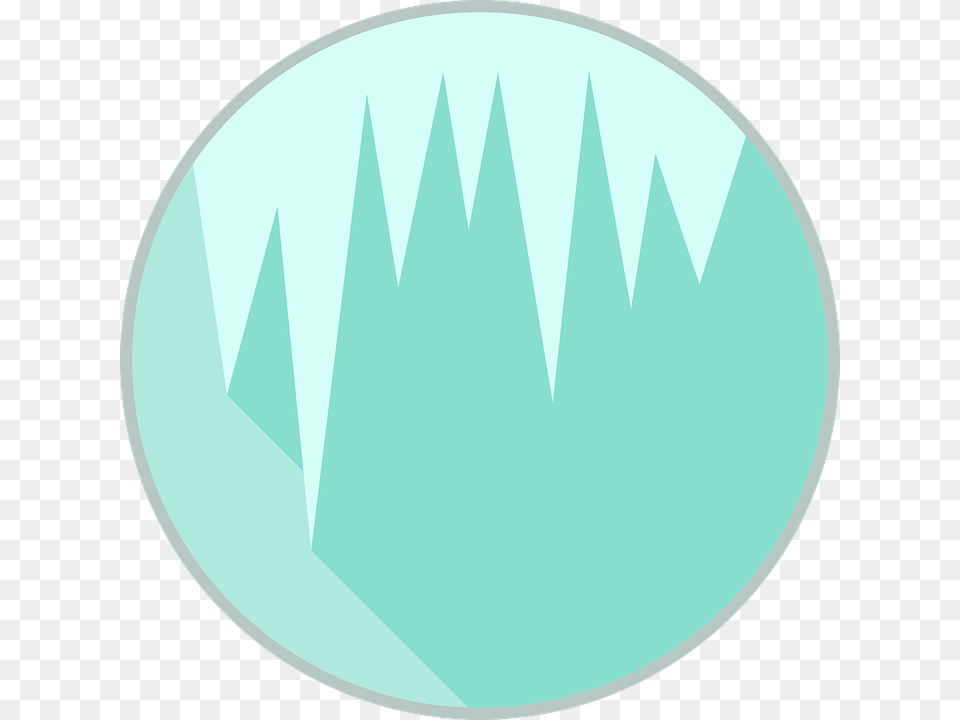 Transparent Ice Icon Circle, Turquoise, Oval, Disk, Nature Free Png