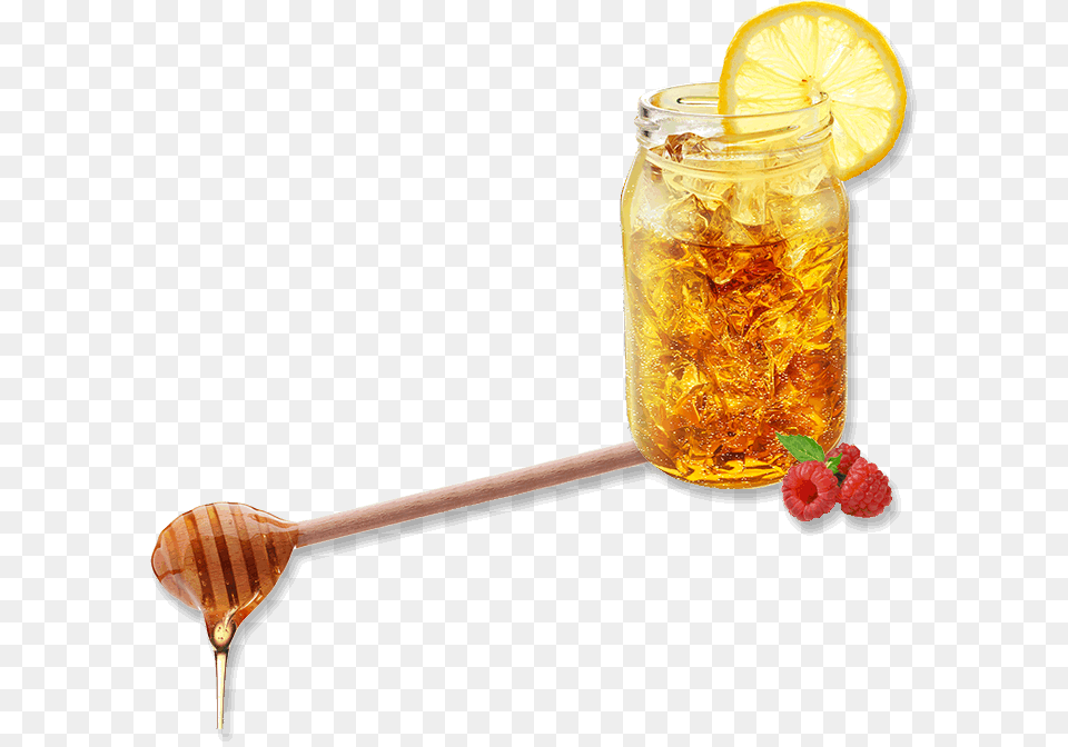 Transparent Iced Tea Iced Tea Honey, Cutlery, Spoon, Jar, Smoke Pipe Free Png