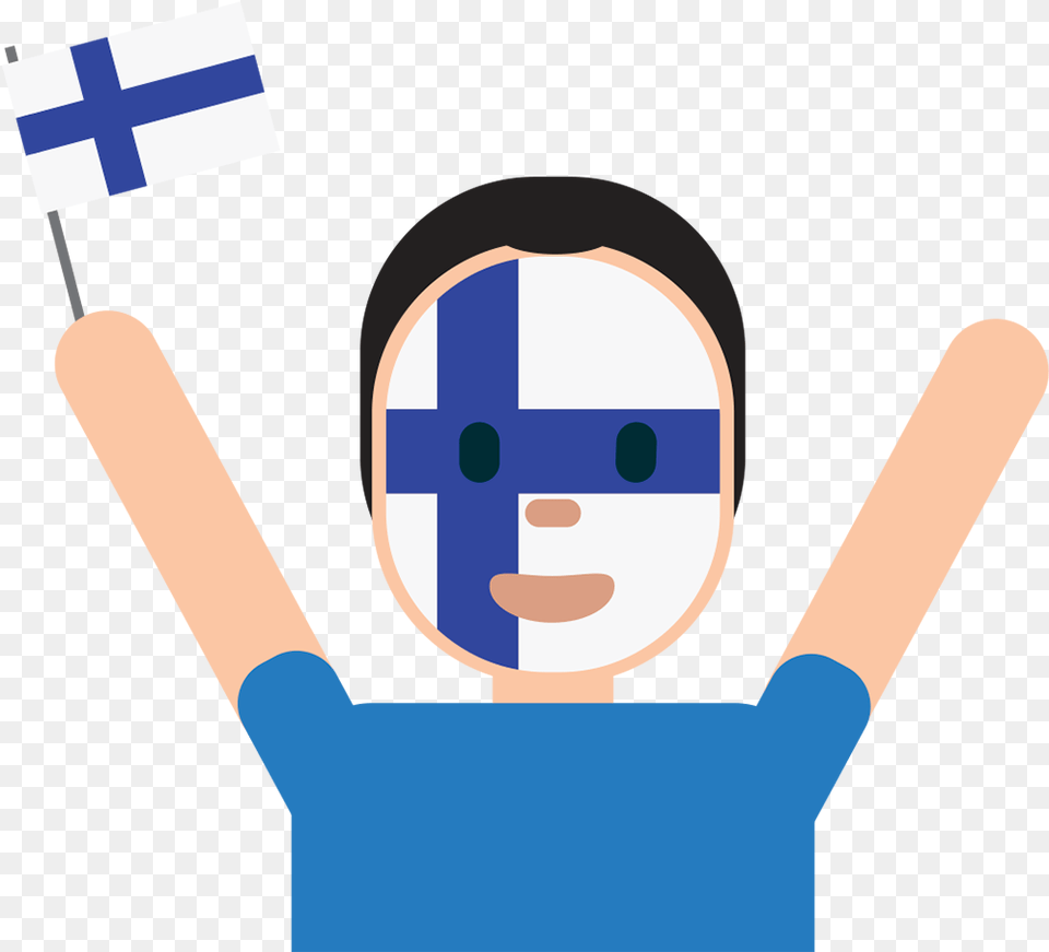 Iceman Finland Emoji Face, Head, Person, Finland Flag Free Transparent Png